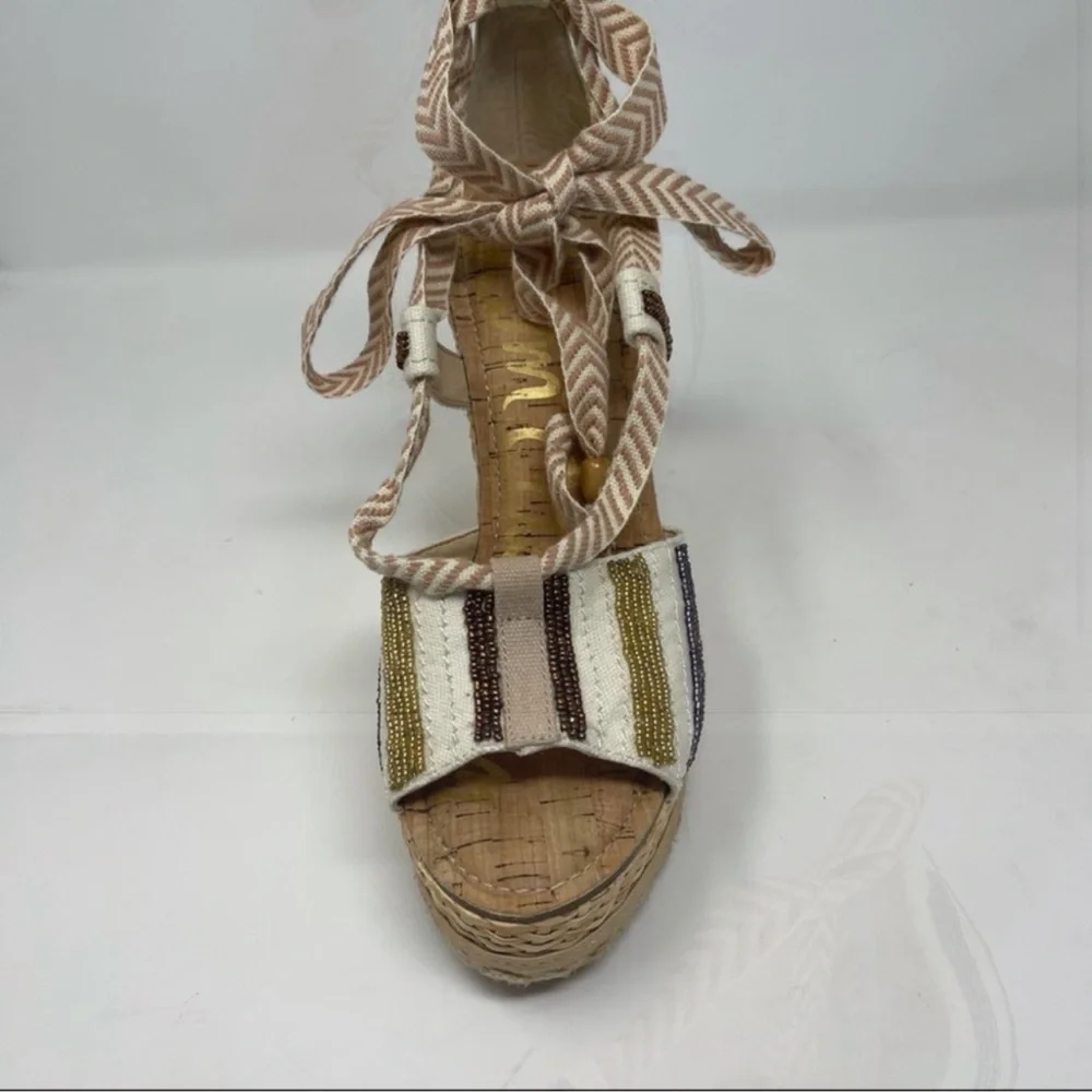 Sam Edelman Trey Wedge Espadrille Sandal s 8.5